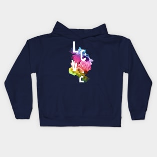 LGBT Love Flowers Kids Hoodie